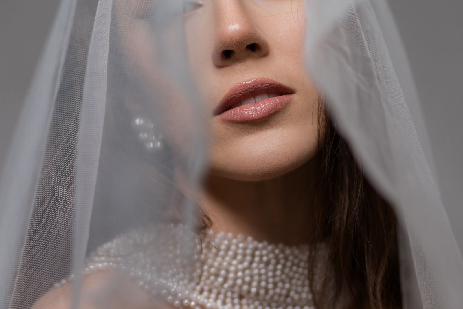 A bride's natural flushed cheeks after applying Dior Backstage Rosy Glow blush stick.