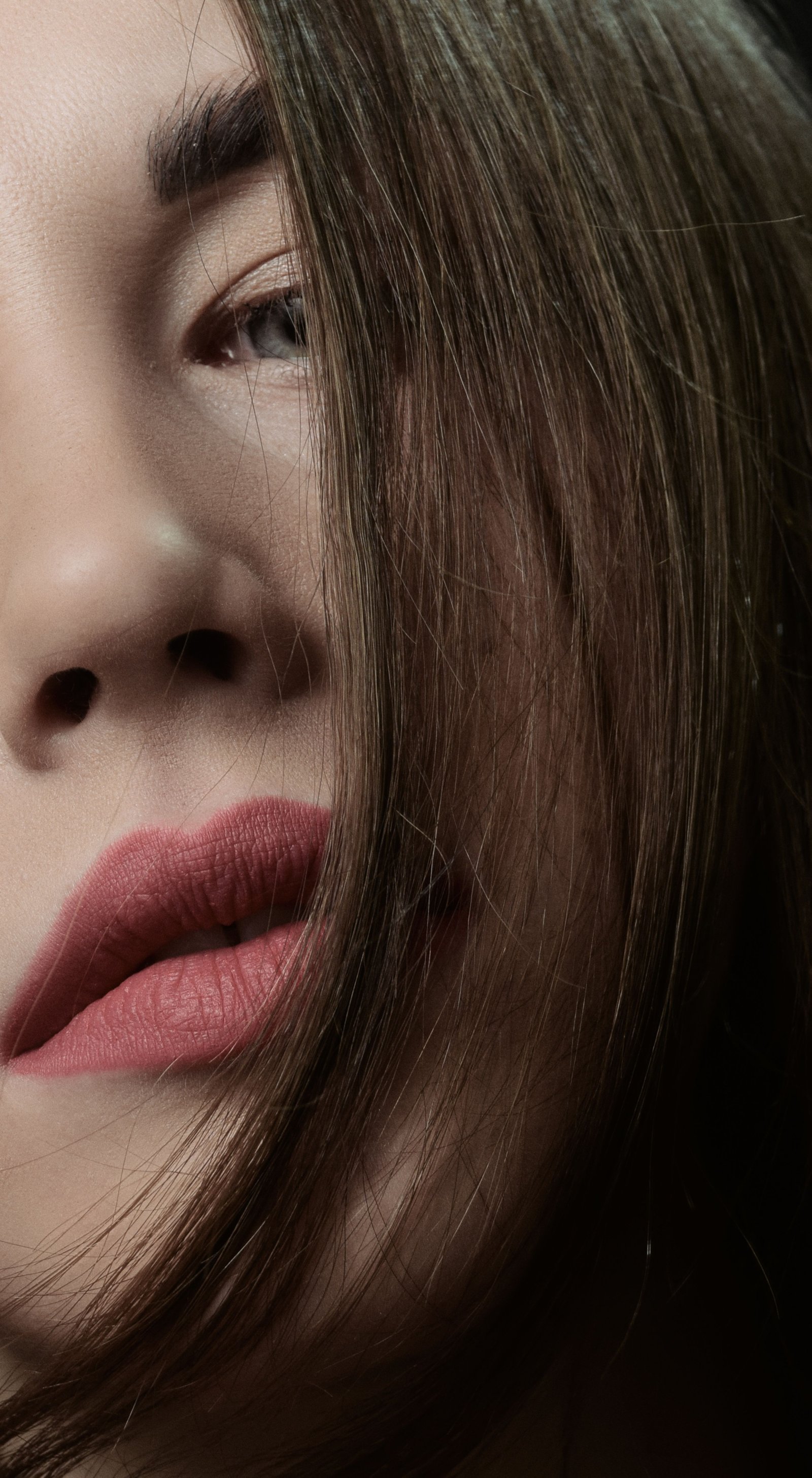 Long-wearing bold lip look created with NARS Powermatte Lip Pigment