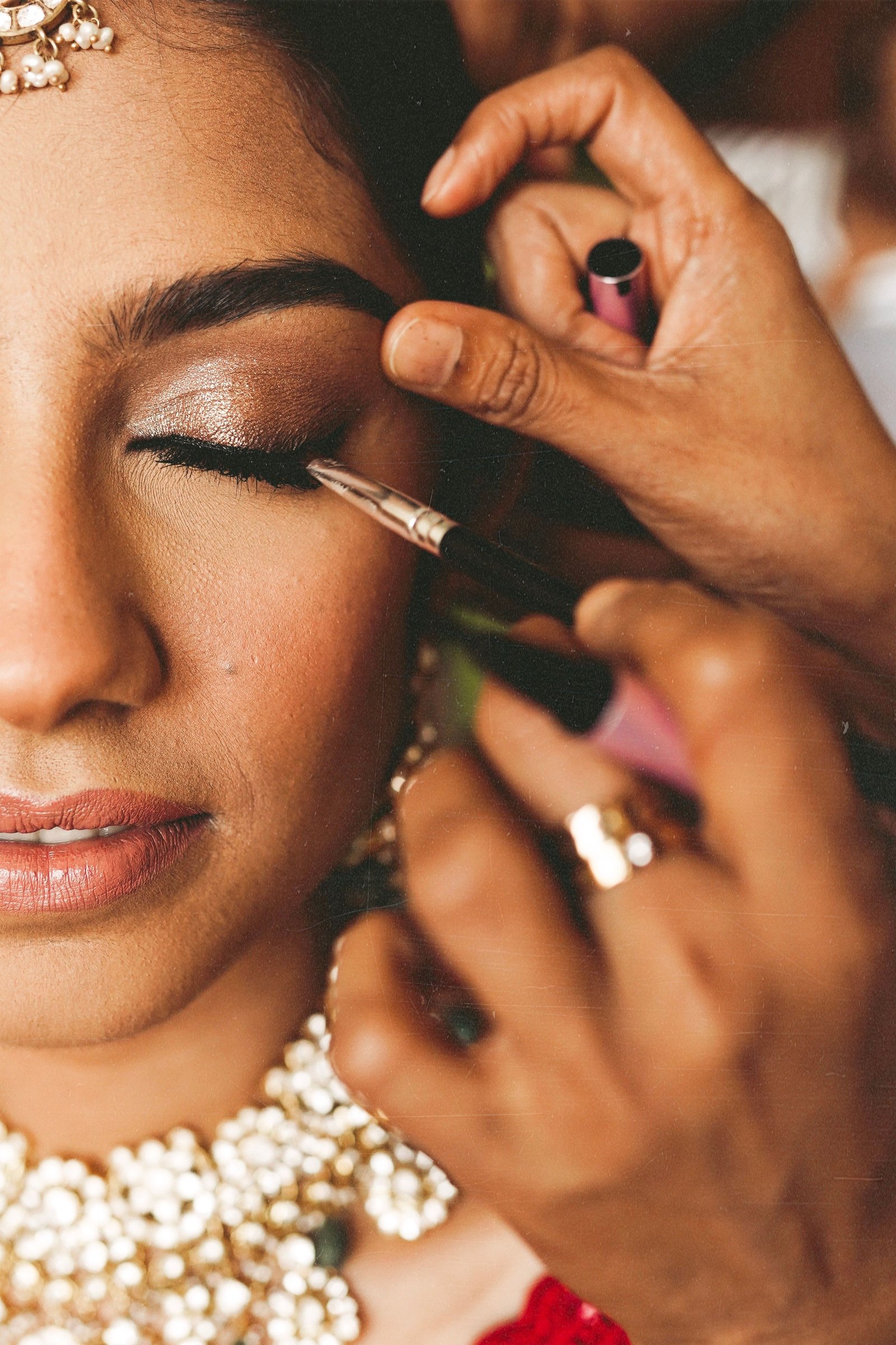 Crease-free eye makeup created with NARS Smudge Proof Eyeshadow Base
